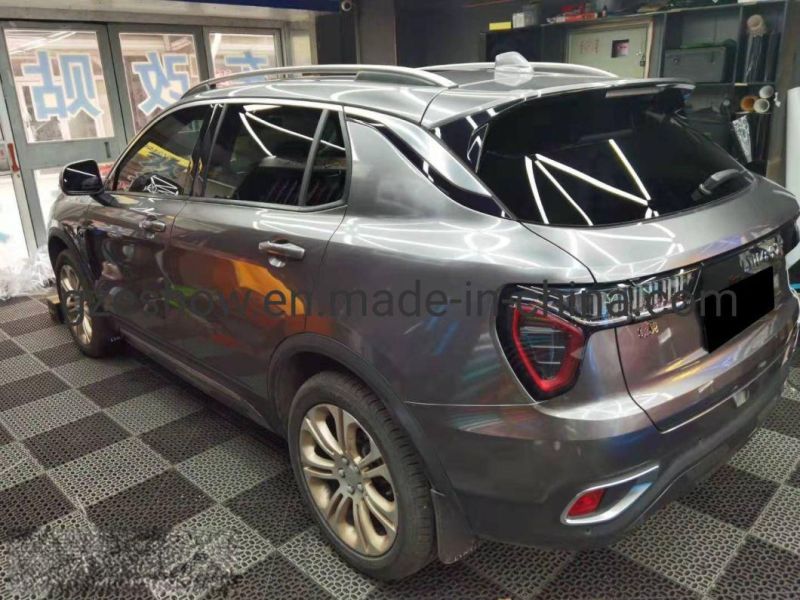 Glossy Metallic Dark Gray Car Sticker Car Film Protector