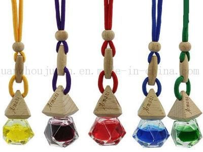 OEM Promotional Glass Car Pendant Essential Oil Perfume Bottle