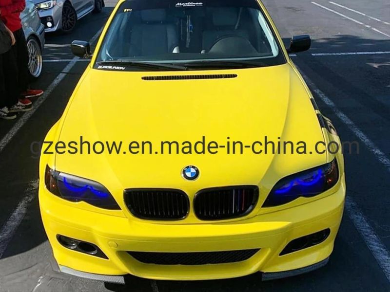 Ultra Glossy Yellow Color Changing Car Wrap Vinyl Film