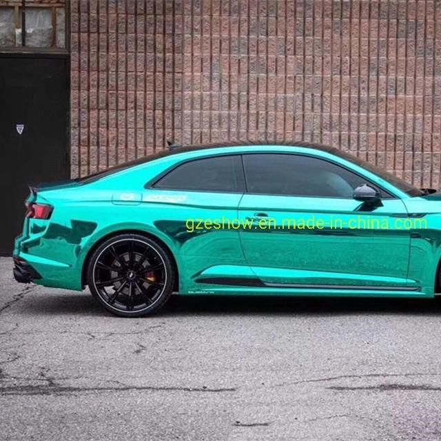 Glossy Turquoise Super Mirror Chrome Vinyl Wrap