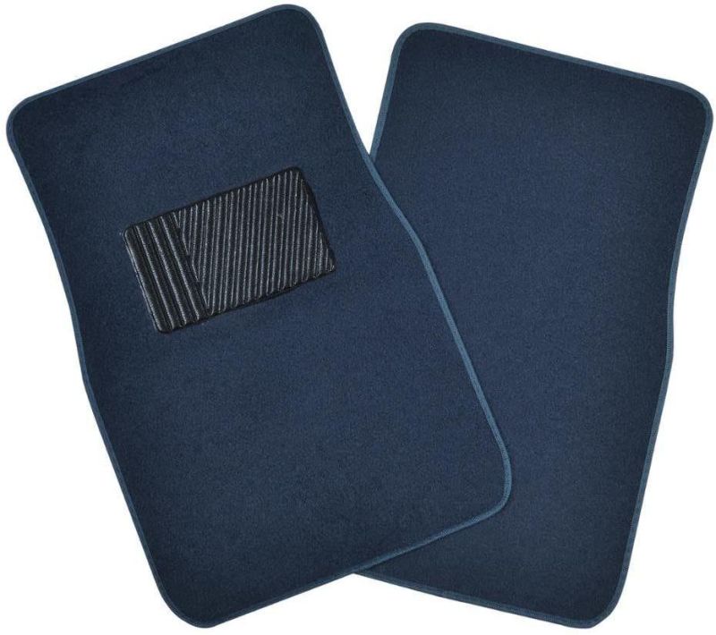 Auto Accessory Universal Fit Carpet Floor Mats Blue