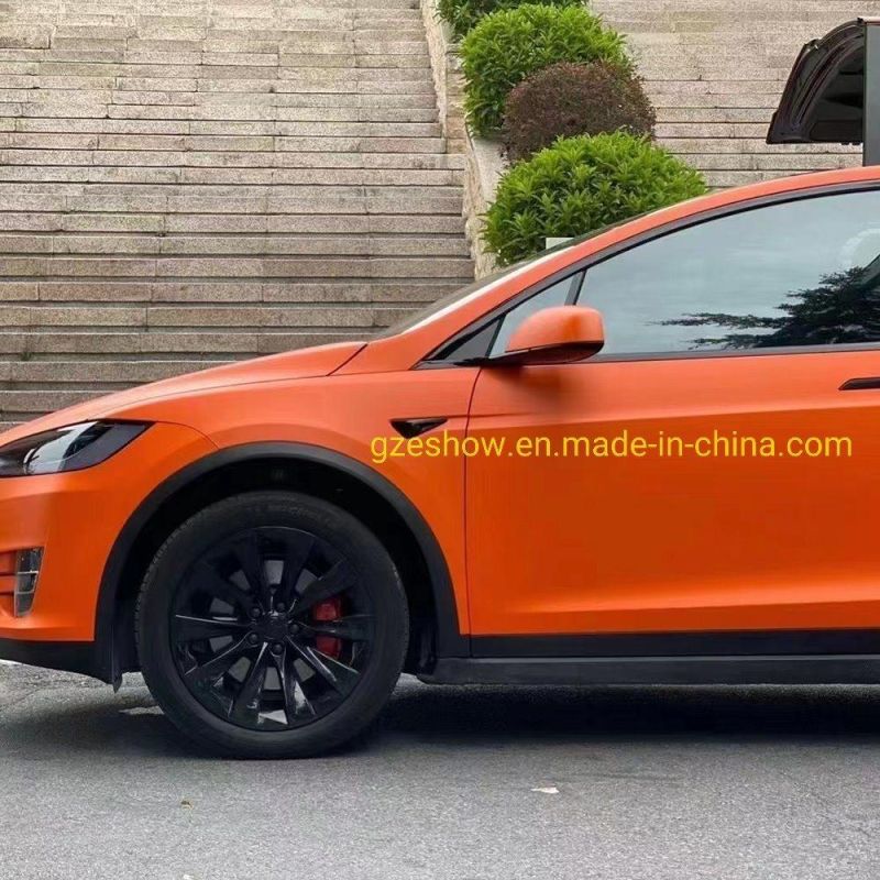 Matte Ultimate Flat Orange Car Paint Car Film