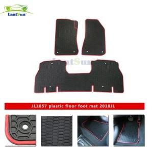 Floor Mat Car Floor Rubber Mat for Jeep Jl Wrangler 2018