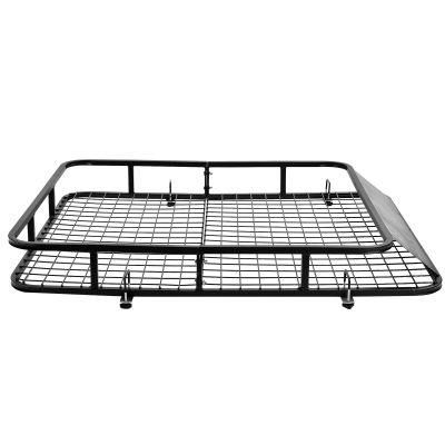 Large Steel Car Top Luggage Roof Rack Basket Cargo