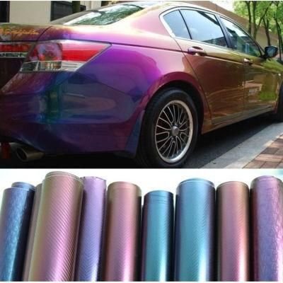 1.52*28m Auto Foil Chameleon Car Wrap Vinyl with Air Release