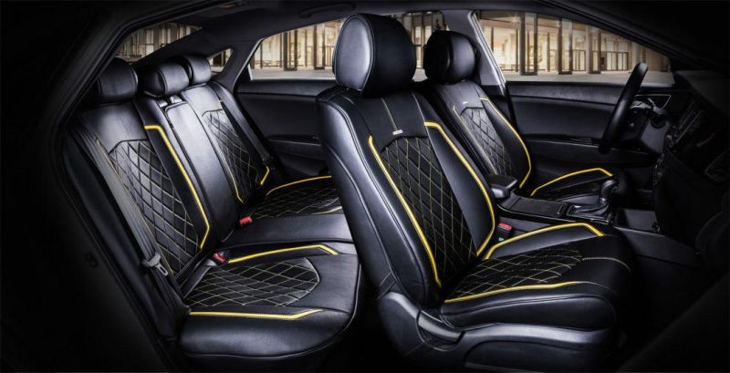 Luxurious PU Leather 5D Car Seat Covers Universal Fit for Most Vehicles Car Seat Cover