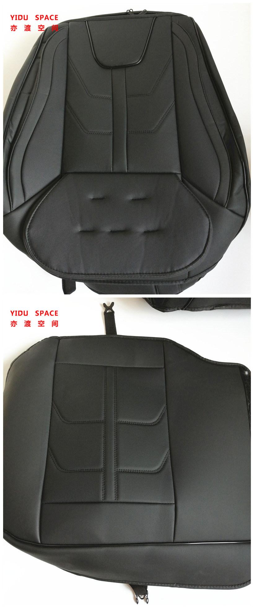 Car Accessories Car Decoration Seat Cushion Universal 9d 360 Degree Full Surround Luxury Black PU Leather Auto Car Seat Cover