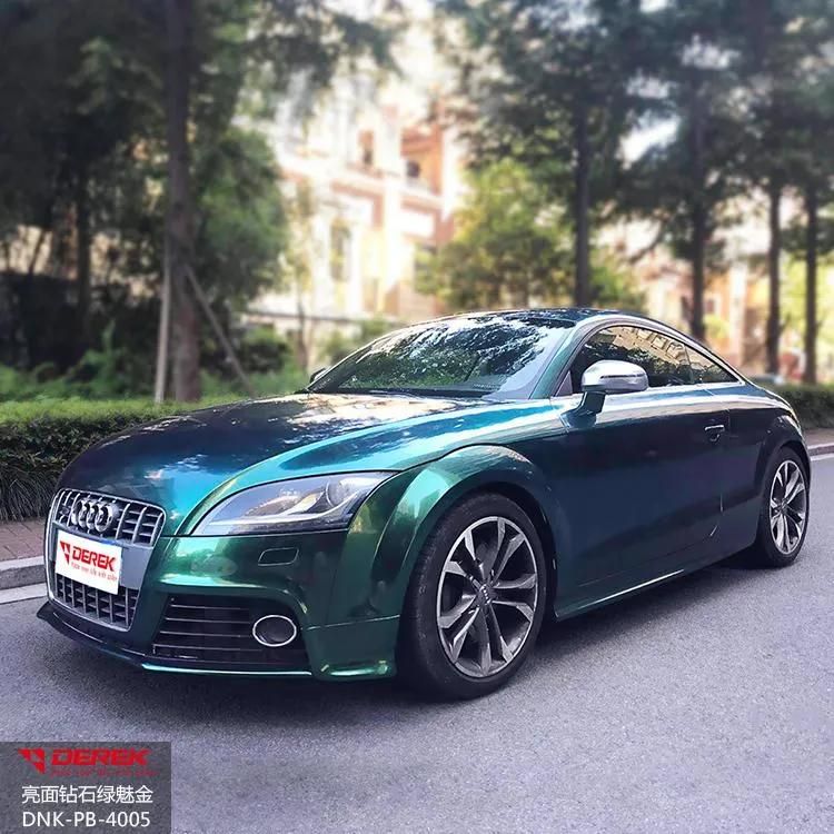 2021 New Glossy Matte Diamond Chameleon Foil Fashion Design Shining Color Change Vinyl Sticker Car Wrap Film