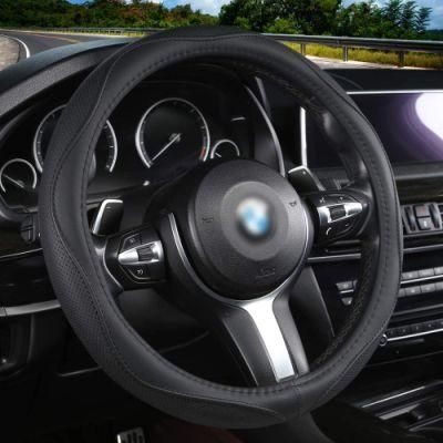 Microfiber Leather Steering Wheel Cover Universal 15&quot;