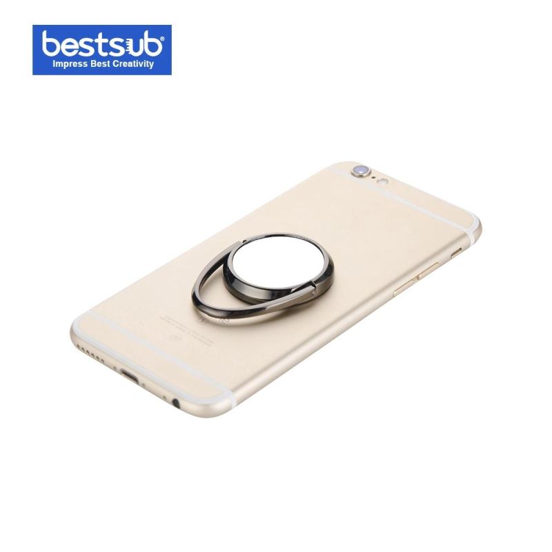 Sublimation Rotating Mobile Phone Ring Holder (Black)