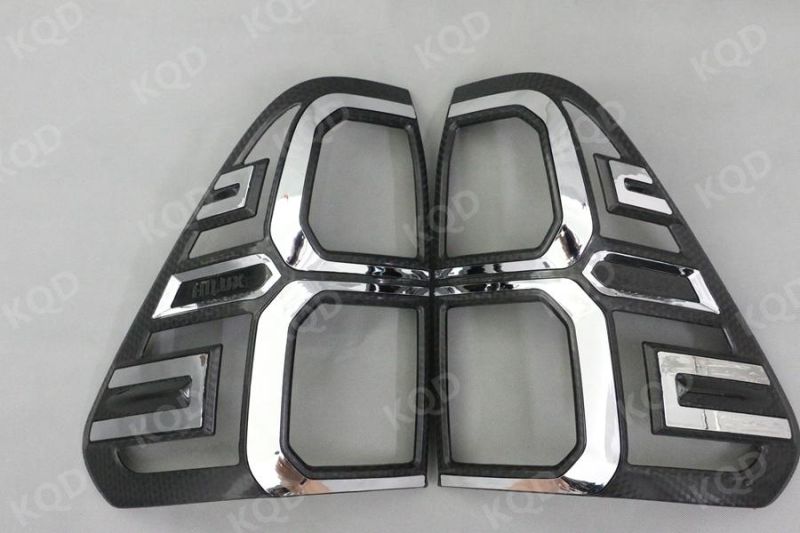 Carbon Black Tail Lamp Cover for Hilux Revo