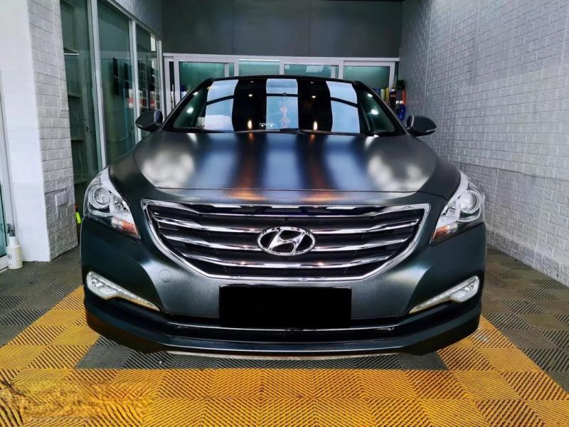 Hot Selling Diamond Heavy Metal Graphite Gray Car Color Changing Film Car Film