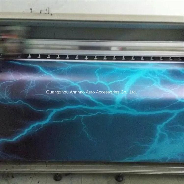 PVC Material Car Body Stickers Galaxy Lightning Car Wrap Foil