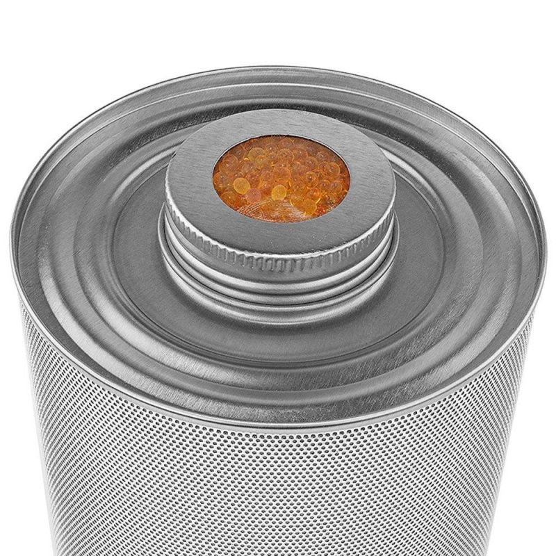 Silica Gel Desiccant Cans Absorb Moisture From The Air Inside a Safe