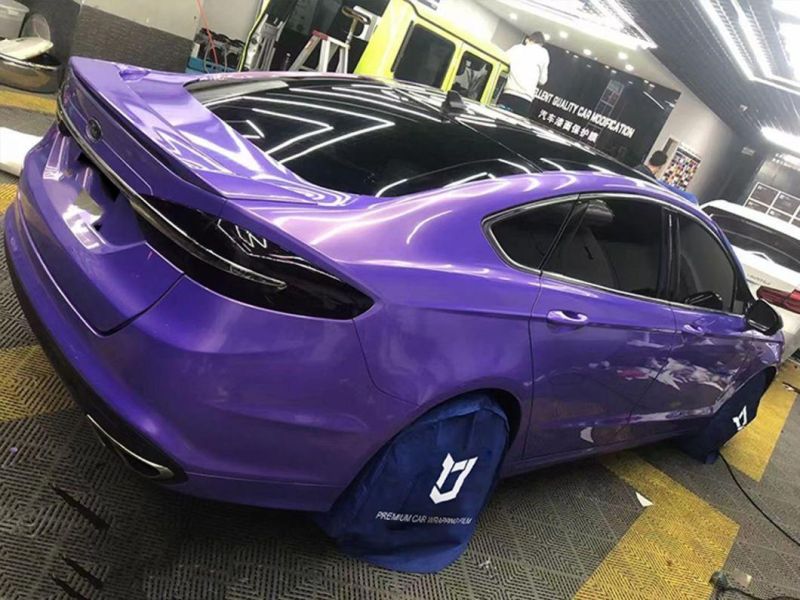 Car Styling Wrap Magic Gold Violet Vinyl Film Purple Sticker