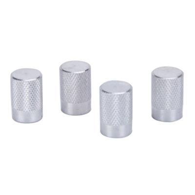 Popular Silver Color Universal 4PCS Tire Valvel Cap