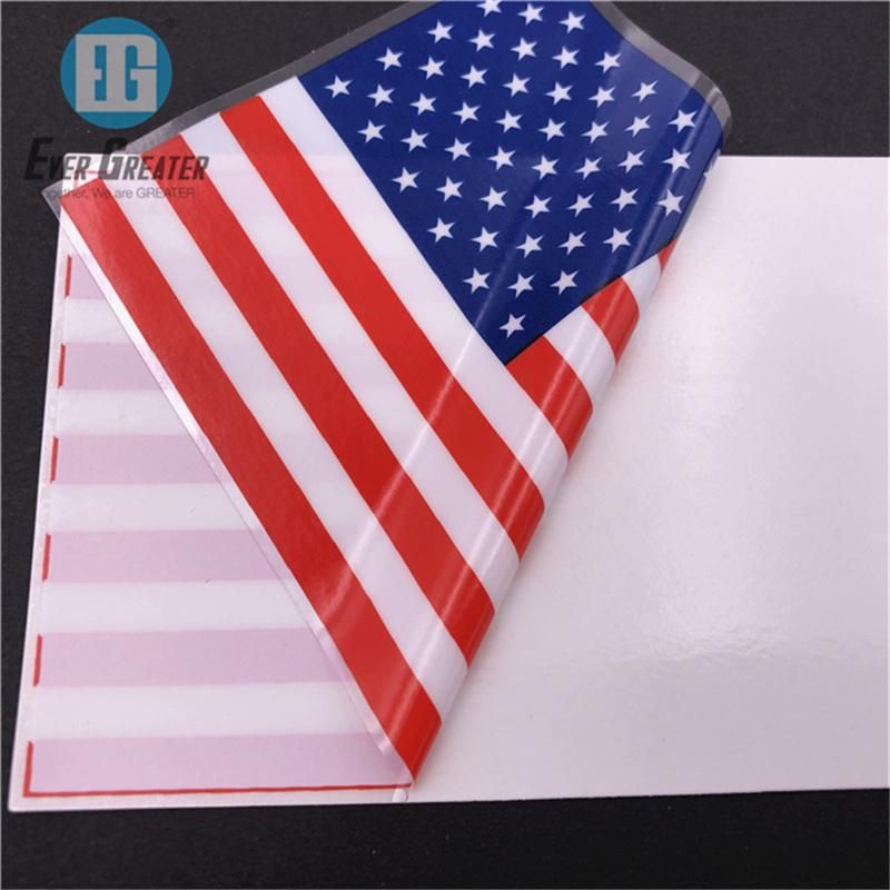 High Quality Custom Waterproof Static Cling Glass Door Wall Tile Decoration Sticker PVC Sticker