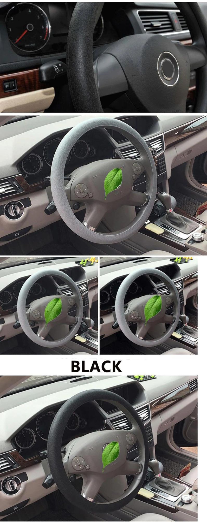 Fashion Durable Silicone Steering Wheel Cover