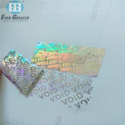 High Quality Die Cut 3m Round Custom Hologram Sticker