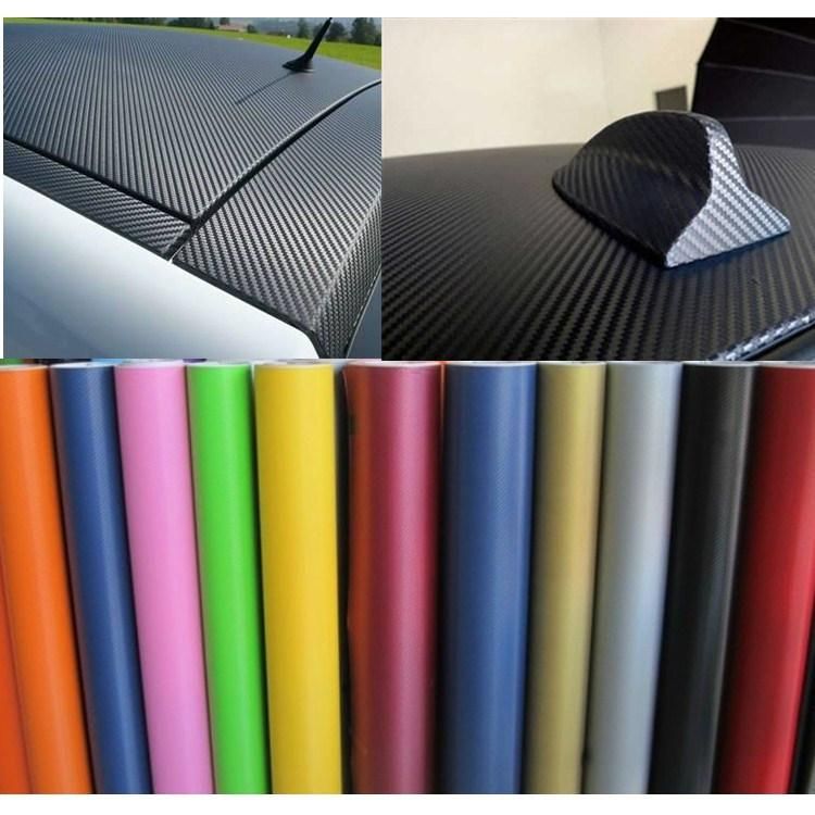 1.27*30m Size Self Adhesive Vinyl Rolls Car Wrap 3D Carbon Fiber Vinyl