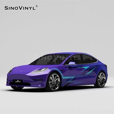 SINOVINYL Wholesale Waterproof Car Vinyl Sticker Films Vinyl Auto Wrap Vinyl With Digital Printing