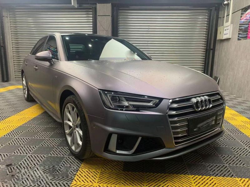 Matte car gray purple full body protection paint color change film