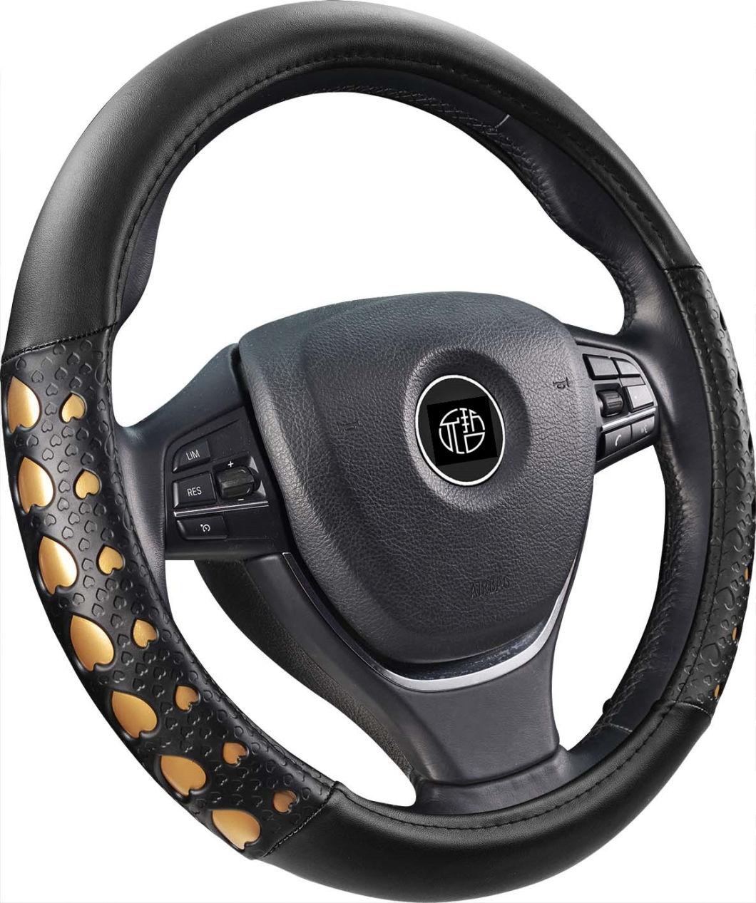 Fashion New Design PVC Car Steering Wheel Covers From Manufacturer