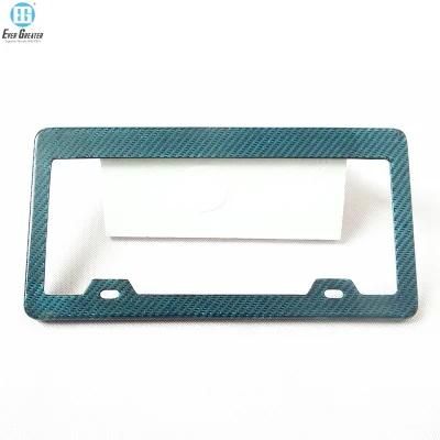 Us White Aluminum License Plate Frame