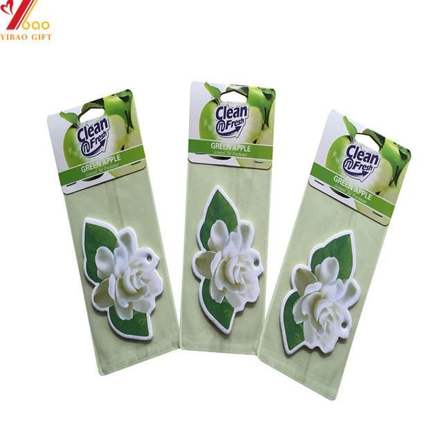 Promotion Car Air Freshener with Paper Card Packing Lemon Scent Paper Card Air Freshener Japan Most Popular Products