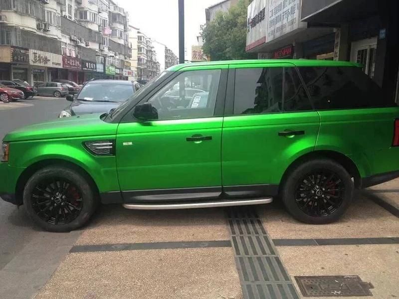 Satin Matte Green Chrome Car Wrap Vinyl Film with Air Bubble Free