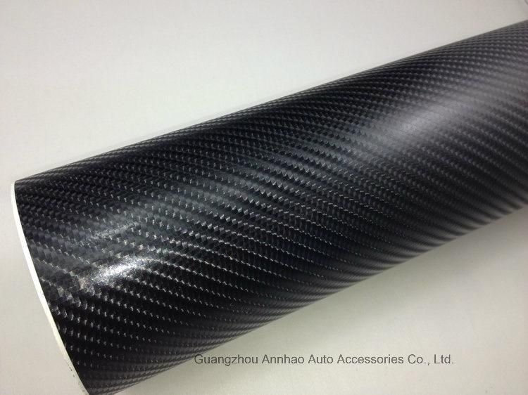 Bubble Free 4D Carbon Fiber Auto Wrap Vinyl Paper Sticker