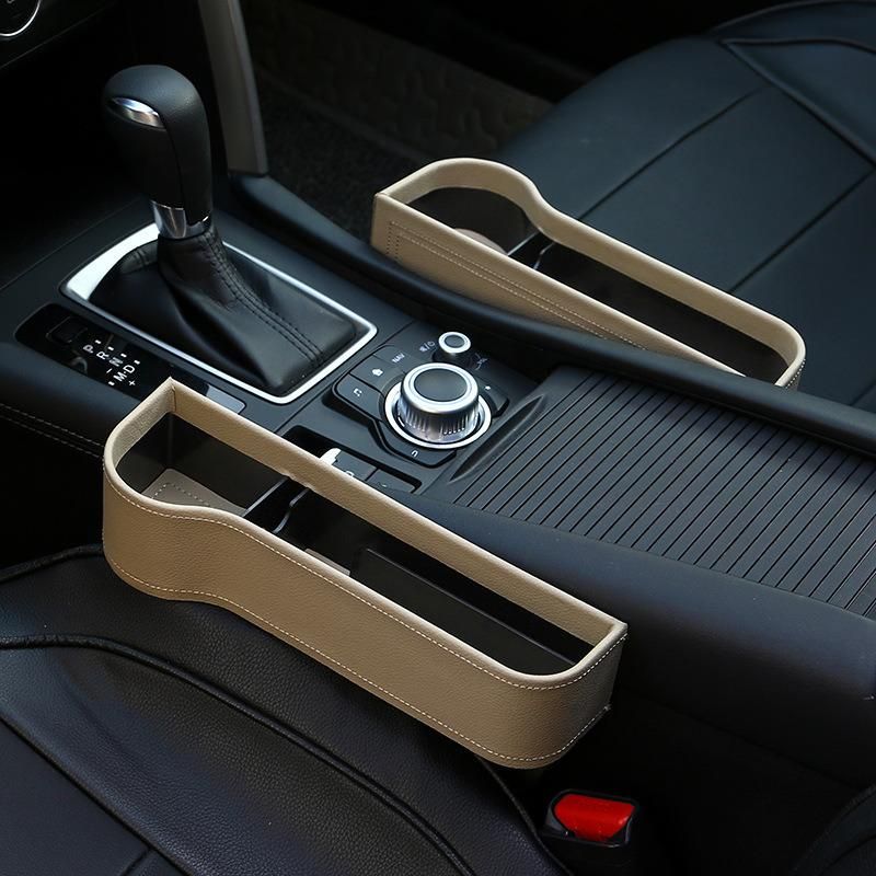 Auto Seat Gap Organizer Storage Box Car Console Side Pocket