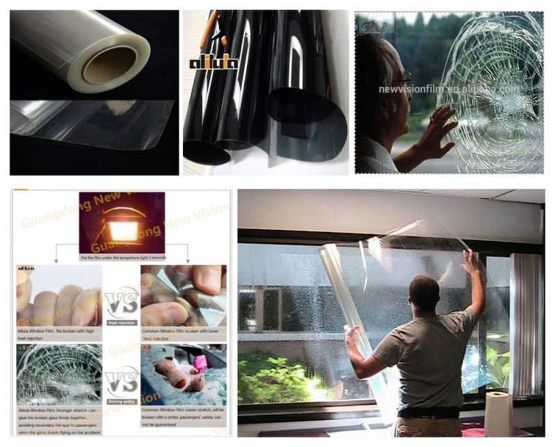 Shatter Resistance Anti-Explosion Transparent Safety Film