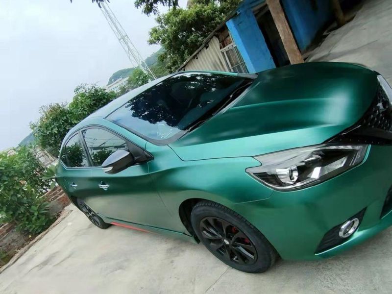 Pearl Metallic Gemstone Green Vinyl Wrap Car Film Air Bubble Free