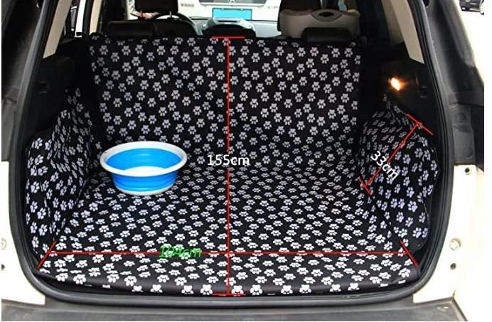 Pet Dog Trunk Cargo Liner - Oxford Car SUV Seat Cover - Waterproof Floor Mat for Dogs Cats - Washable Dog Accessories