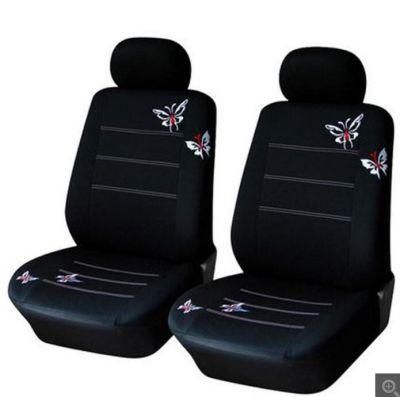 Butterfly Embroidered Car Seat Cover Universal Fit Most Vehicles Seats