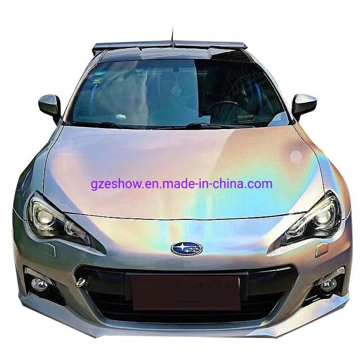 Silver Self Adhesive Car Film Sticker