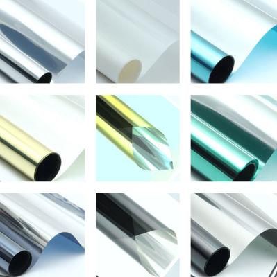 Wrapmaster 1.52*30m Manufacturer Best Quality Single Reflective Black Window Decoration Film