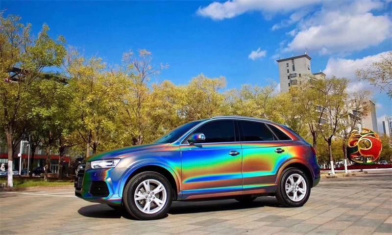 Rainbow Laser Ash Car Film Car Vinyl Wholesale