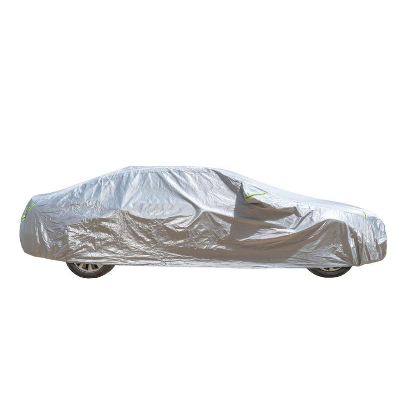 Waterproof UV-Anti Dustproof 3-Layers Aluminium Film+PEVA+DuPont Cotton Vehicle Cover SUV Sedan Snow Protection Sunshades Full Car Cover