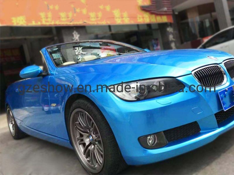 Glossy Metallic Sea Blue Wrap Film Paint Protection Film