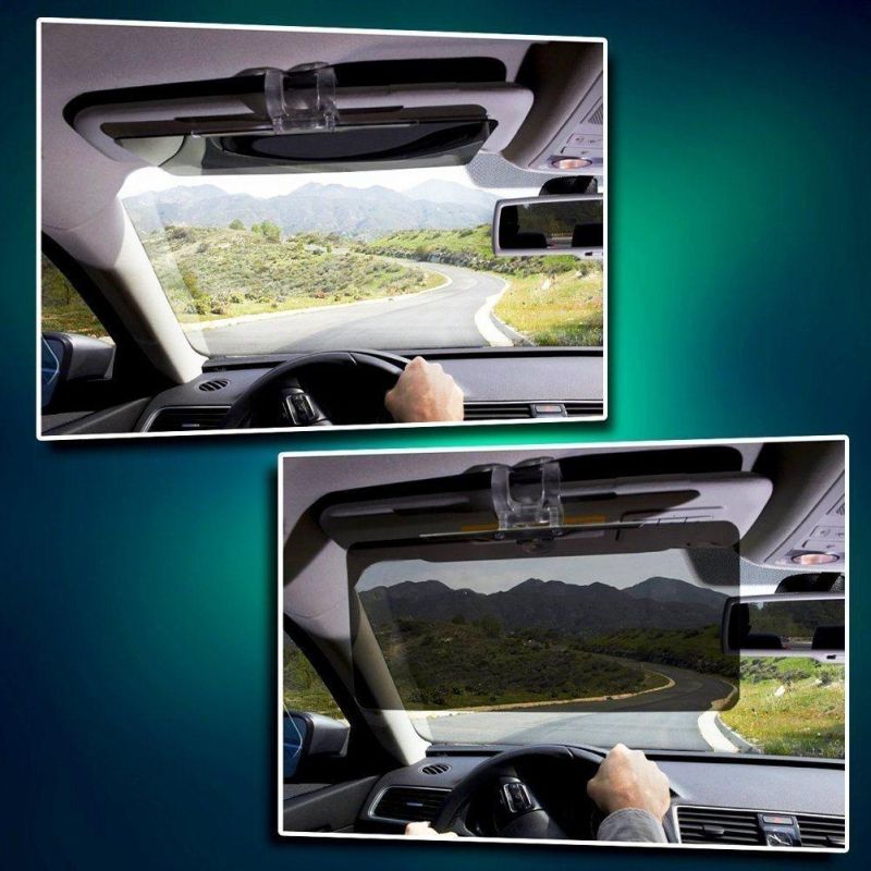 Auto Accessory 2in 1 Day and Night Visor Sunshade for Vehicle Windshield