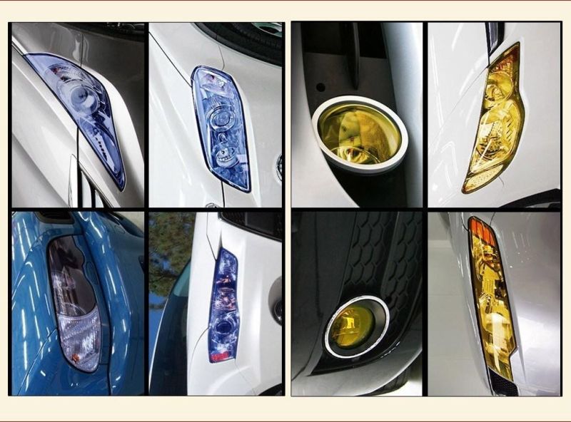 Anolly Hot Sale Colorful Headlight Film Car Light Protection Film Wrap