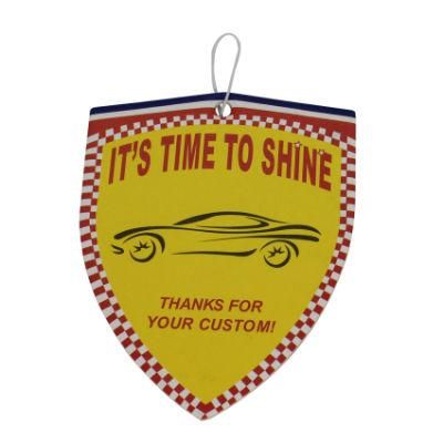 Customized Colorful Car Air Freshener Card