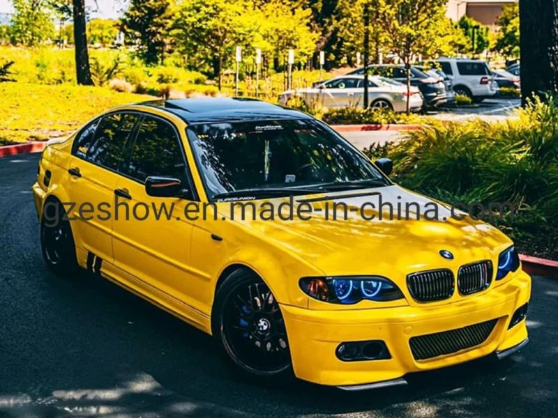 Ultra Glossy Yellow Color Changing Car Wrap Vinyl Film