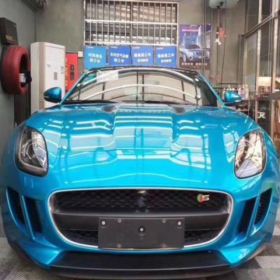 High Quality Sea Blue Crystal Metal Car Color Changes Vinyl Wrap Film