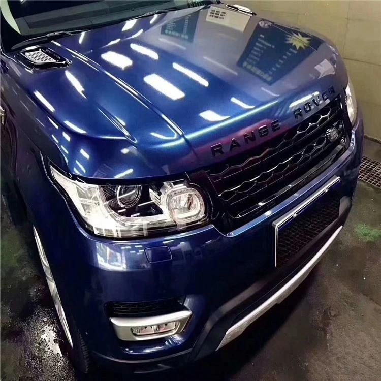 Glossy Metallic Tibetan Blue Car Sticker Vinyl Film