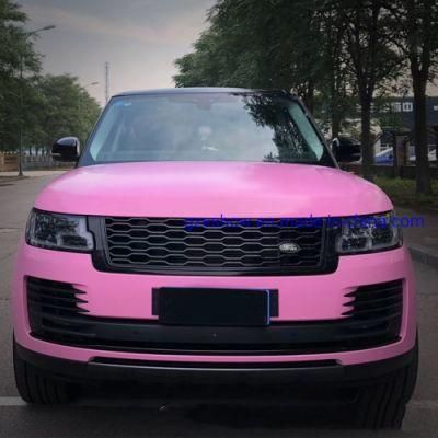 Glossy Ceramic Pink Wrap Vinyl Film Car