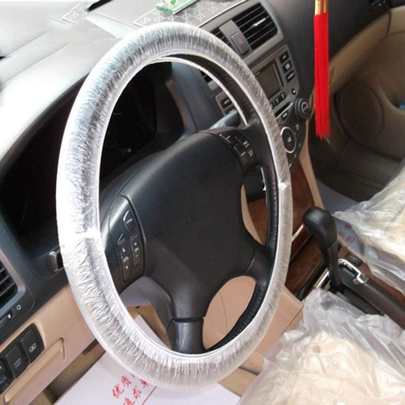 Universal Disposable Plastic Steering Wheel Cover Waterproof