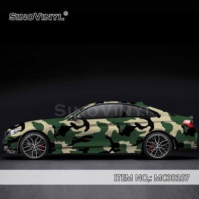 SINOVINYL DecoratiomHot Sell Color Full Camouflage Vinyl Silkscreen Rolls Wholesale Car Sticker